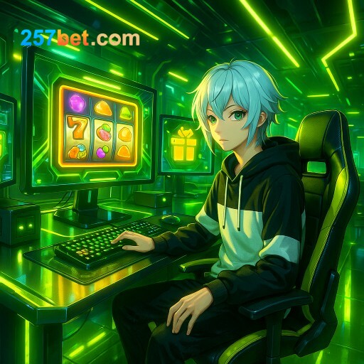 Imagem promocional da 257BET mostrando a plataforma e suas vantagens