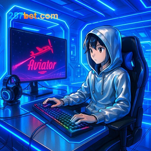 Imagem promocional da 257BET mostrando a plataforma e suas vantagens